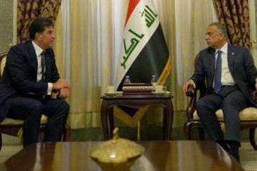 مستەفا کازمی و نێچیرڤان بارزانی